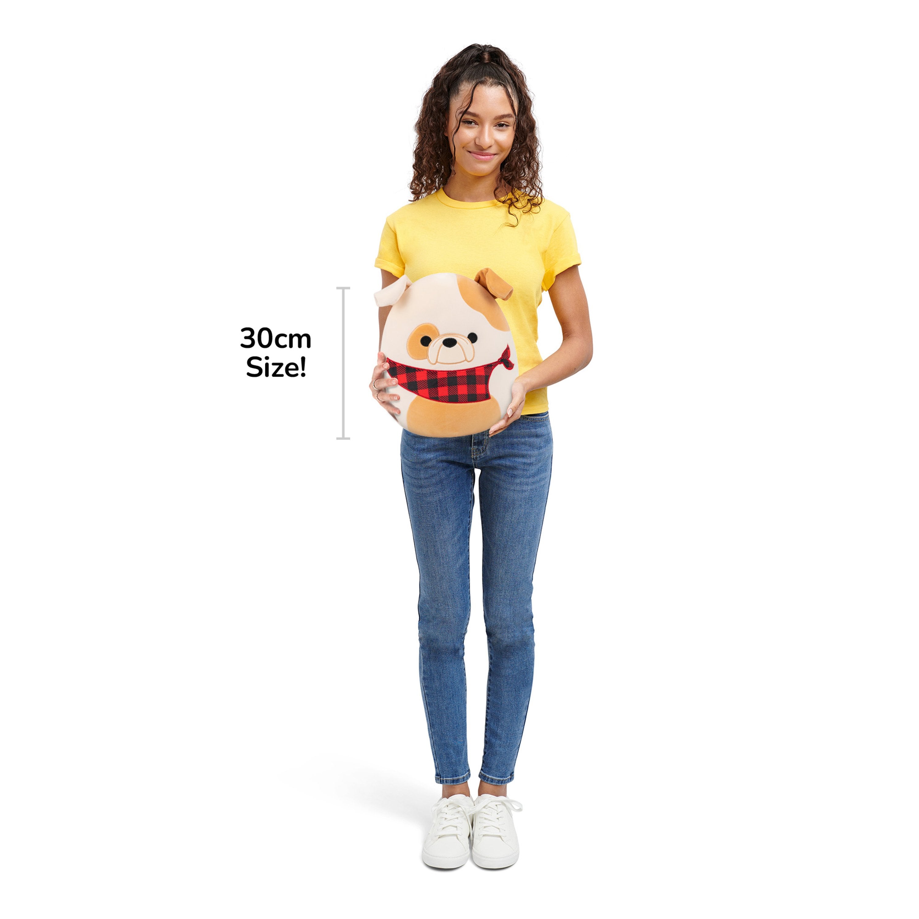 Squishmallows 30 cm Brock The Bulldog