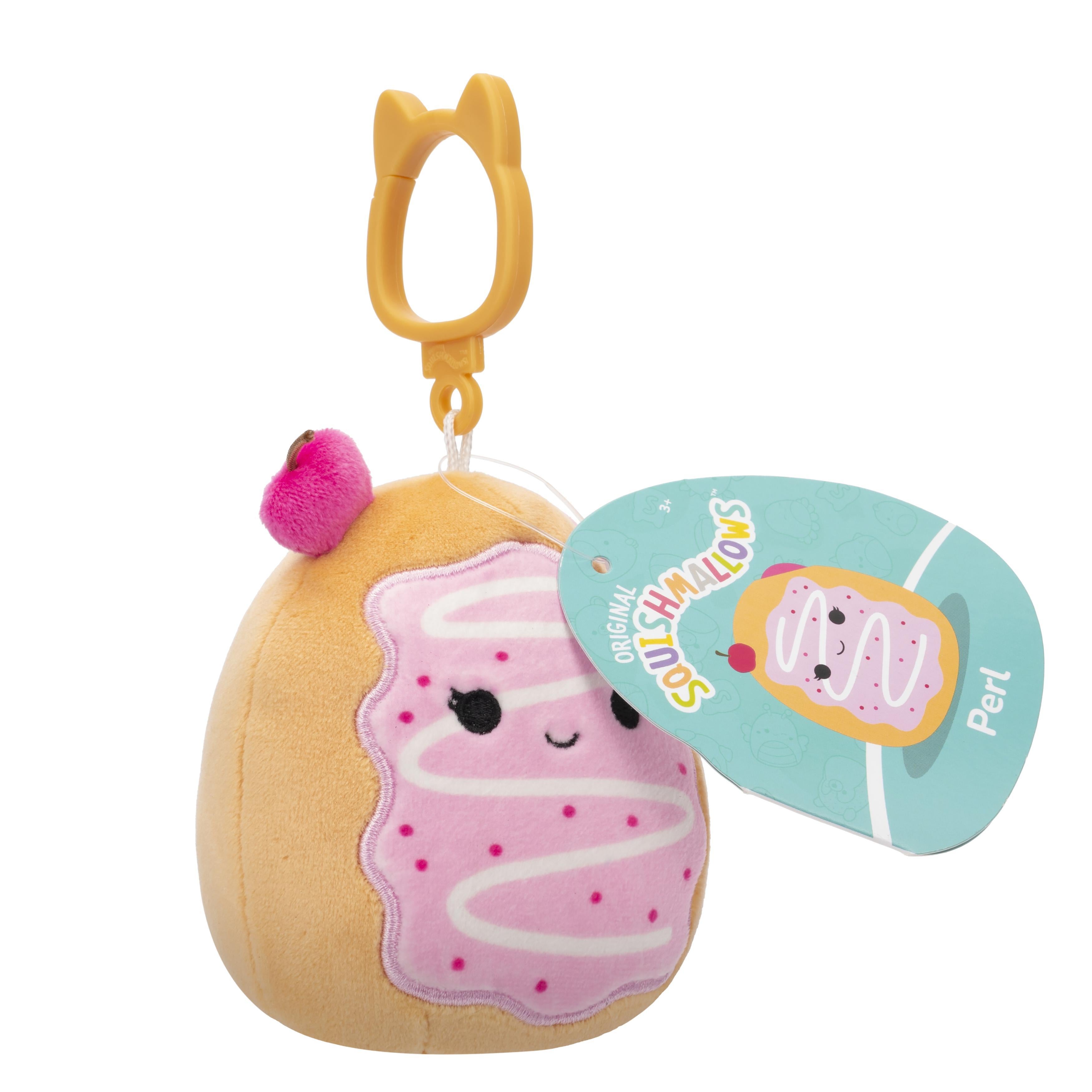 Squishmallows Clip-On Perl The Toaster Pastry
