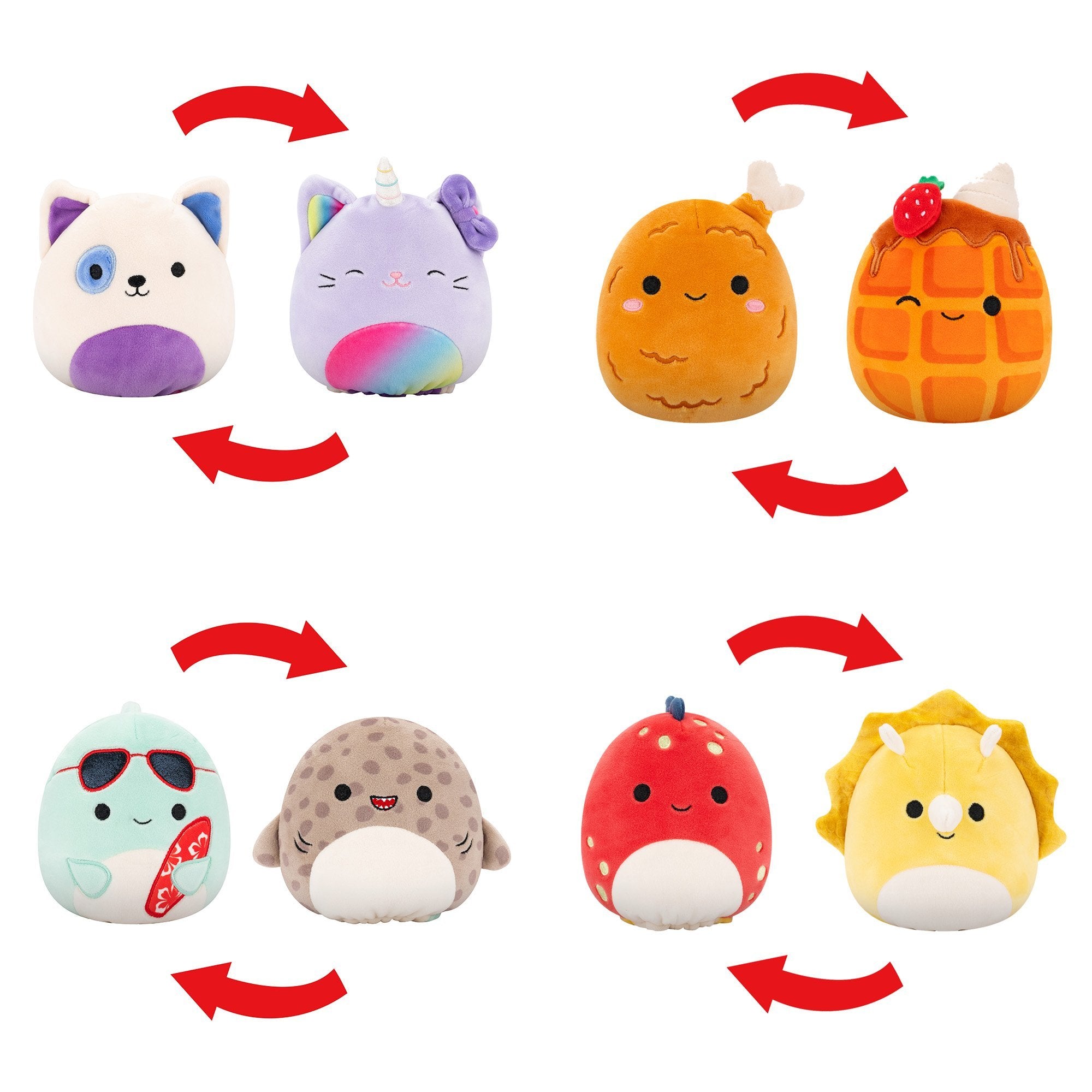 Squishmallows 13 Cm Flip A Mallows Vår Nyheter P23 2025