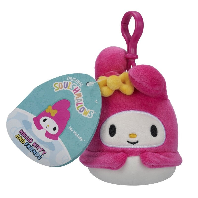 Squishmallows 9 Cm Clip On Hello Kitty and Friends
