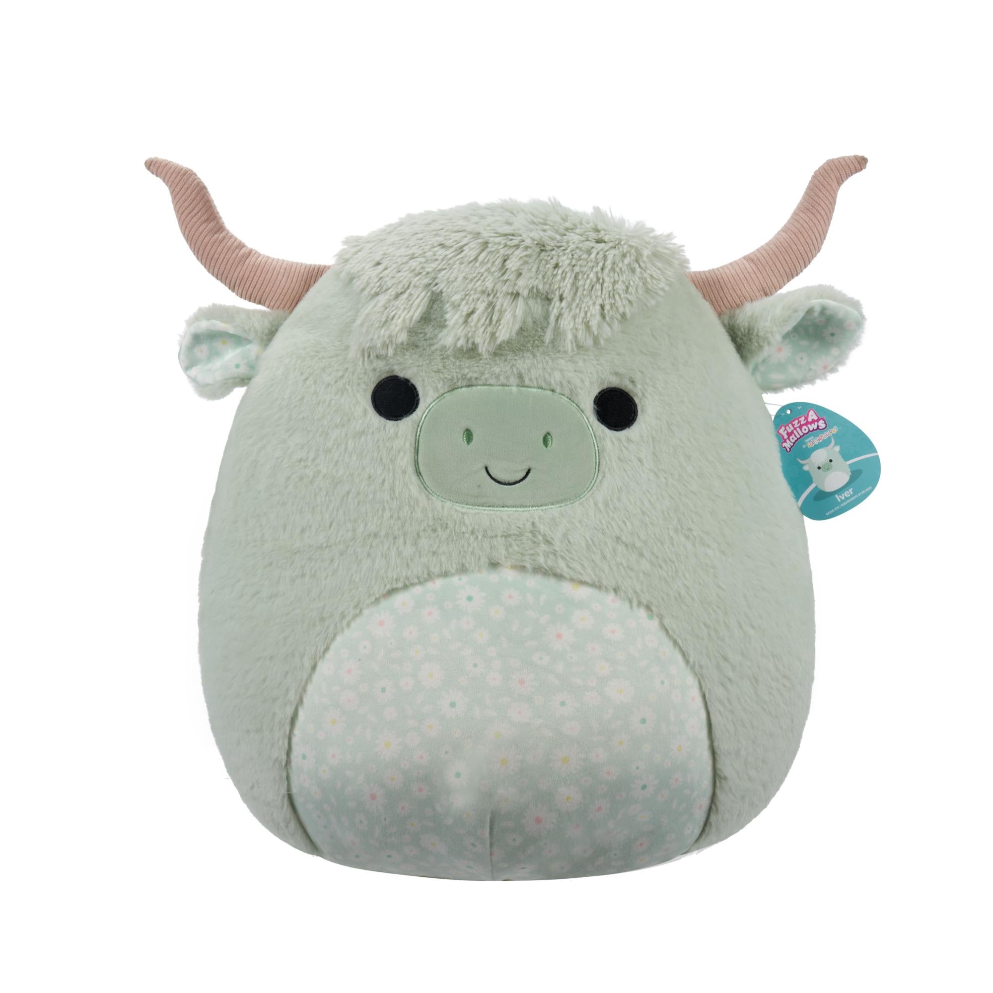 Squishmallows 40 Cm Fuzz A Mallows Iver The Highland Cow