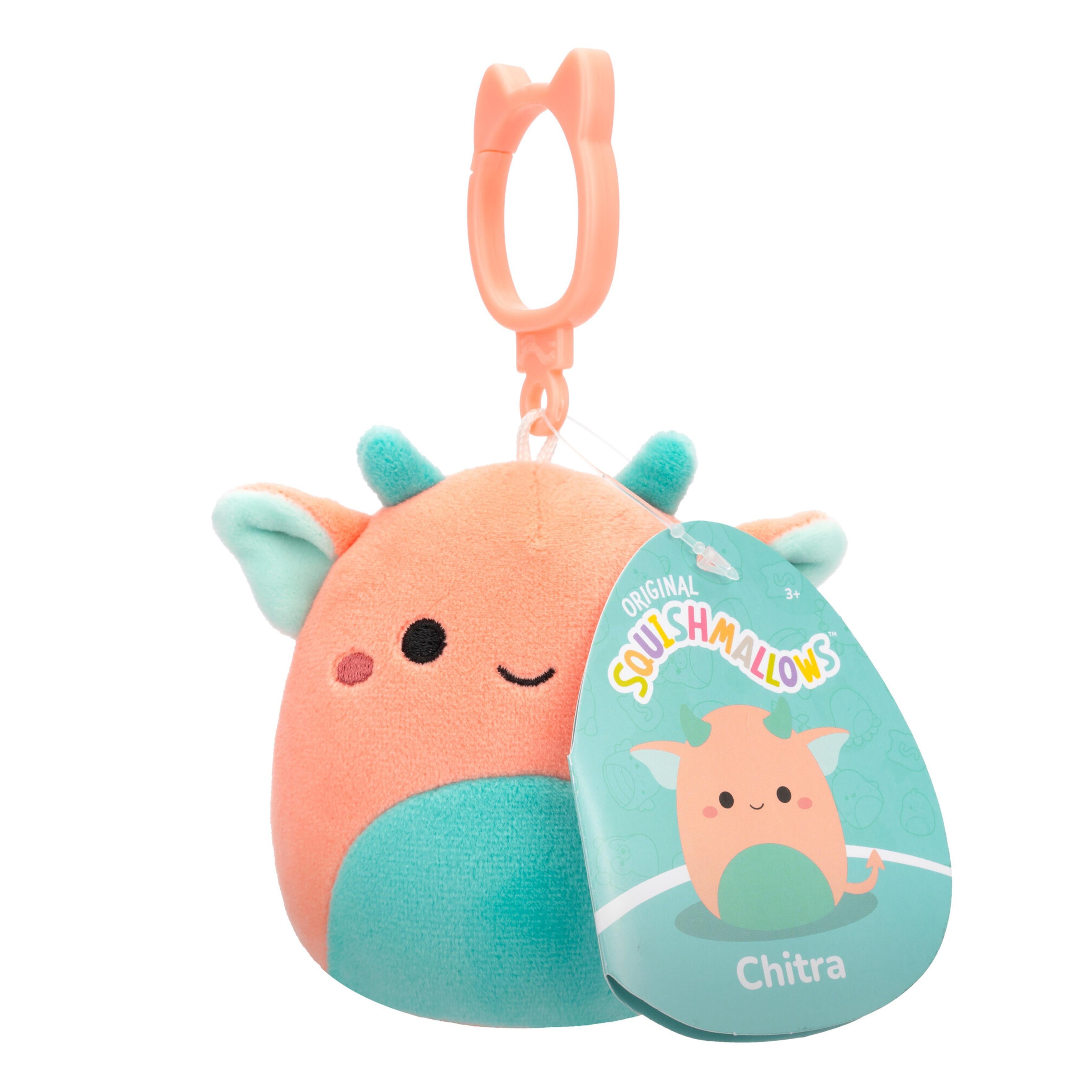 Squishmallows Clip-On Chitra The Boglin 9cm