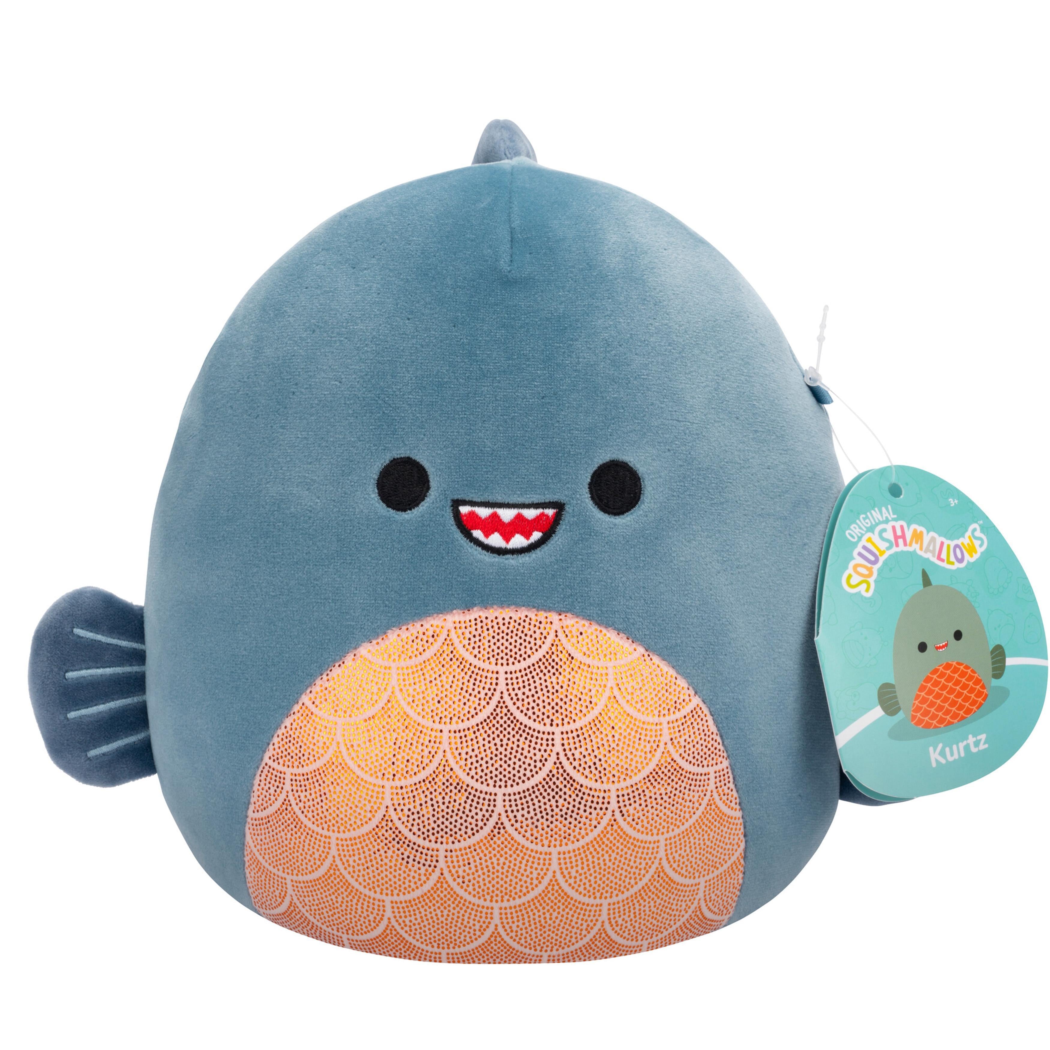 Squishmallow 19 Cm Kurtz The Piranha