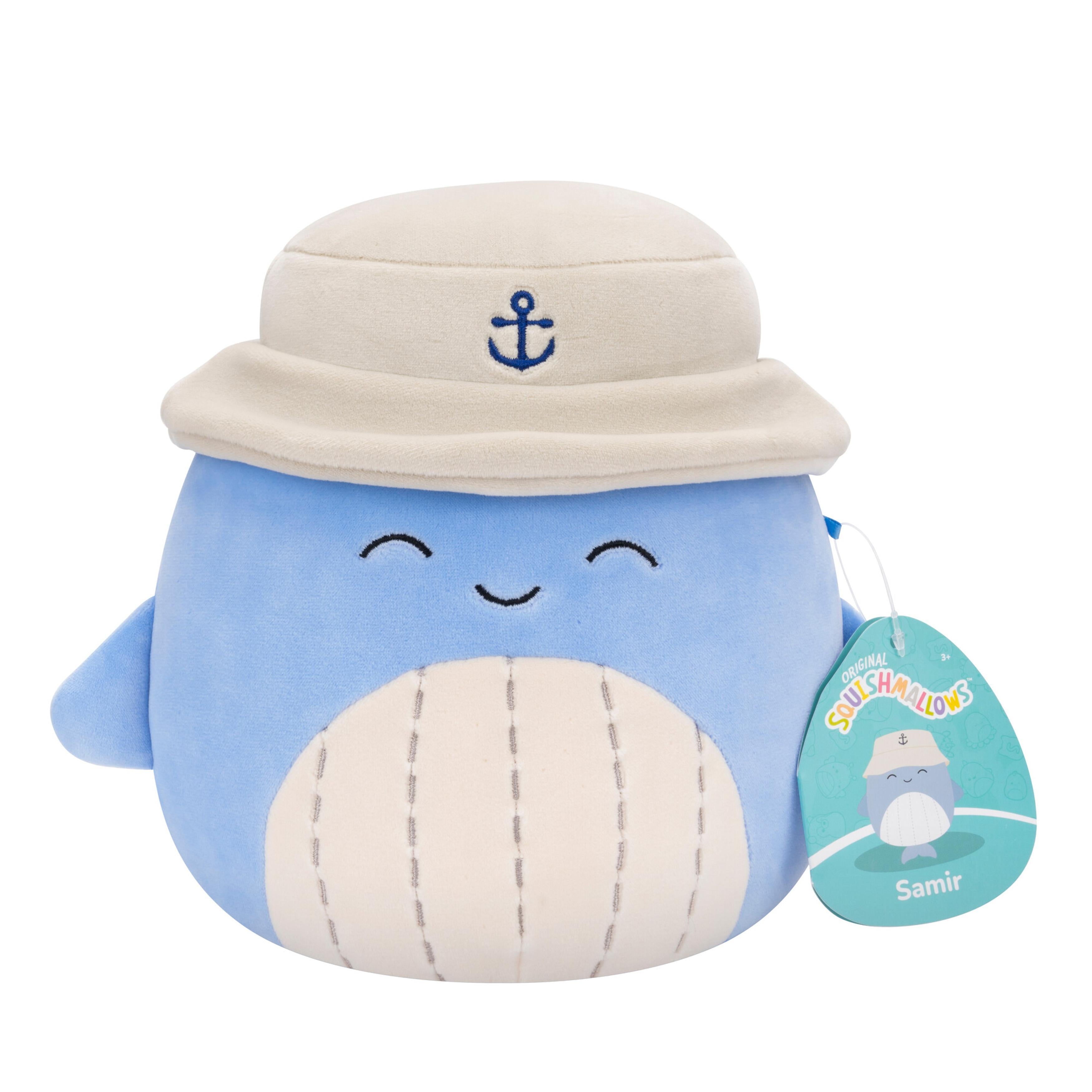 Squishmallow 19 Cm Samir The Whale