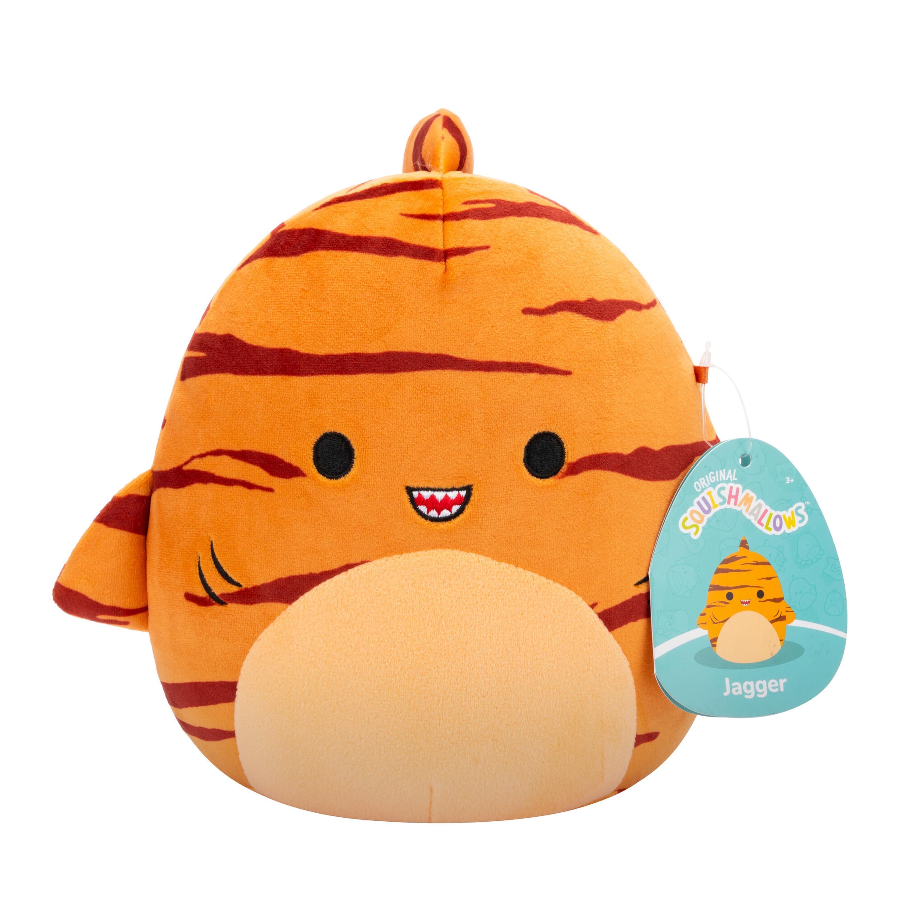 Squishmallow 19 Cm Jagger The Tiger Shark