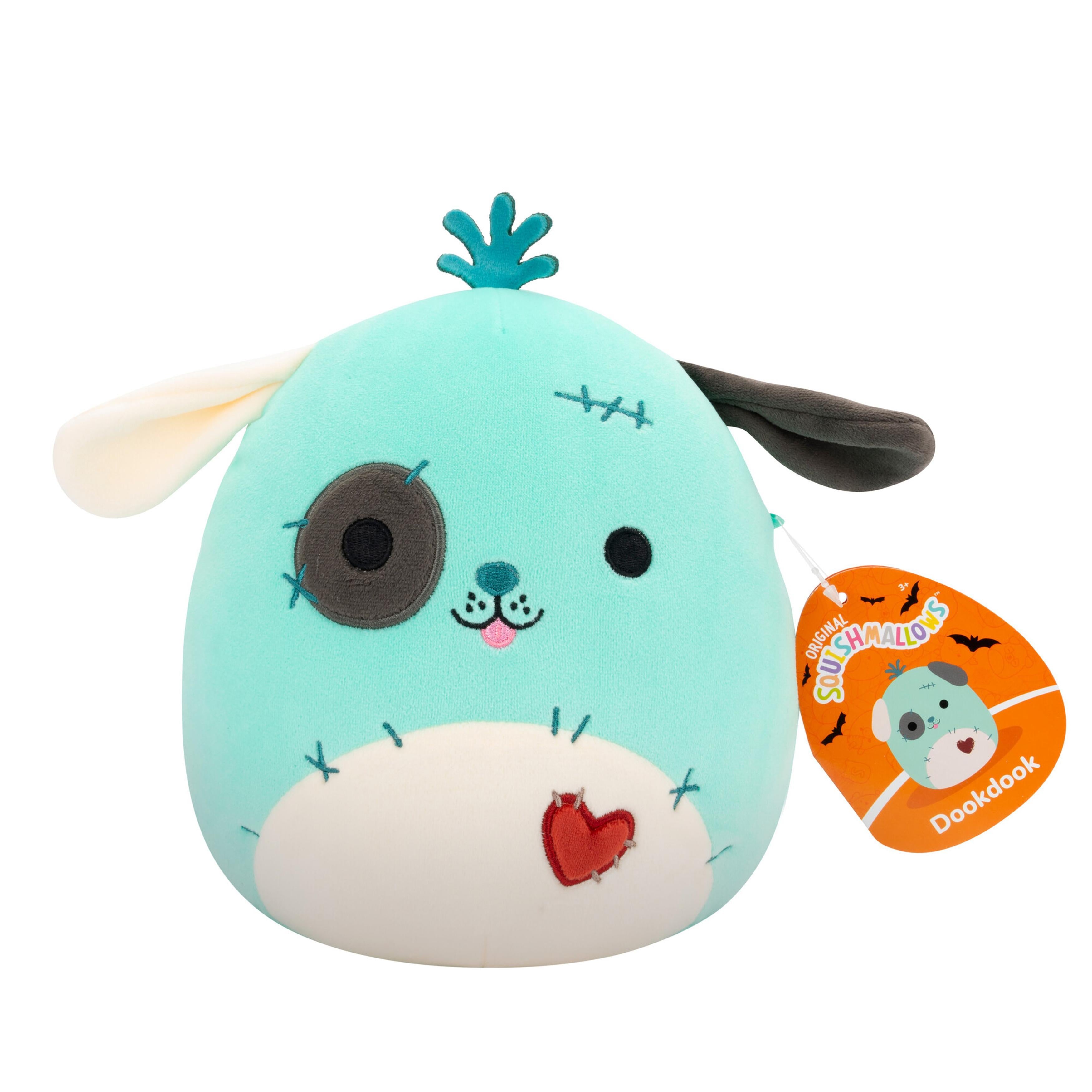 Squishmallows 19 Cm Halloween Dookdook The Patchwork Dog