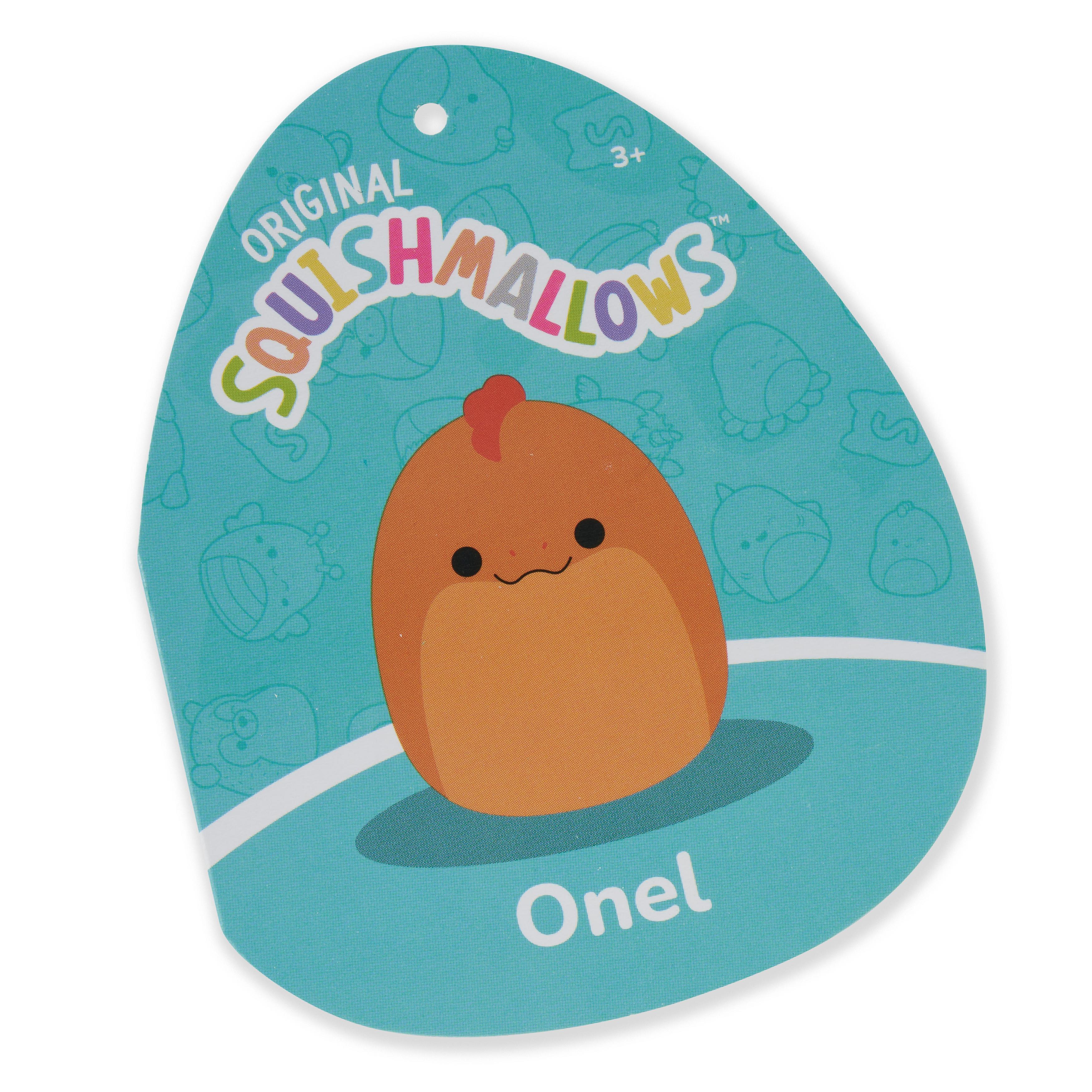 SQUISHMALLOWS CLIP-ON ONEL THE ORANGE EEL 9 CM-Squishmallow-SweMallow