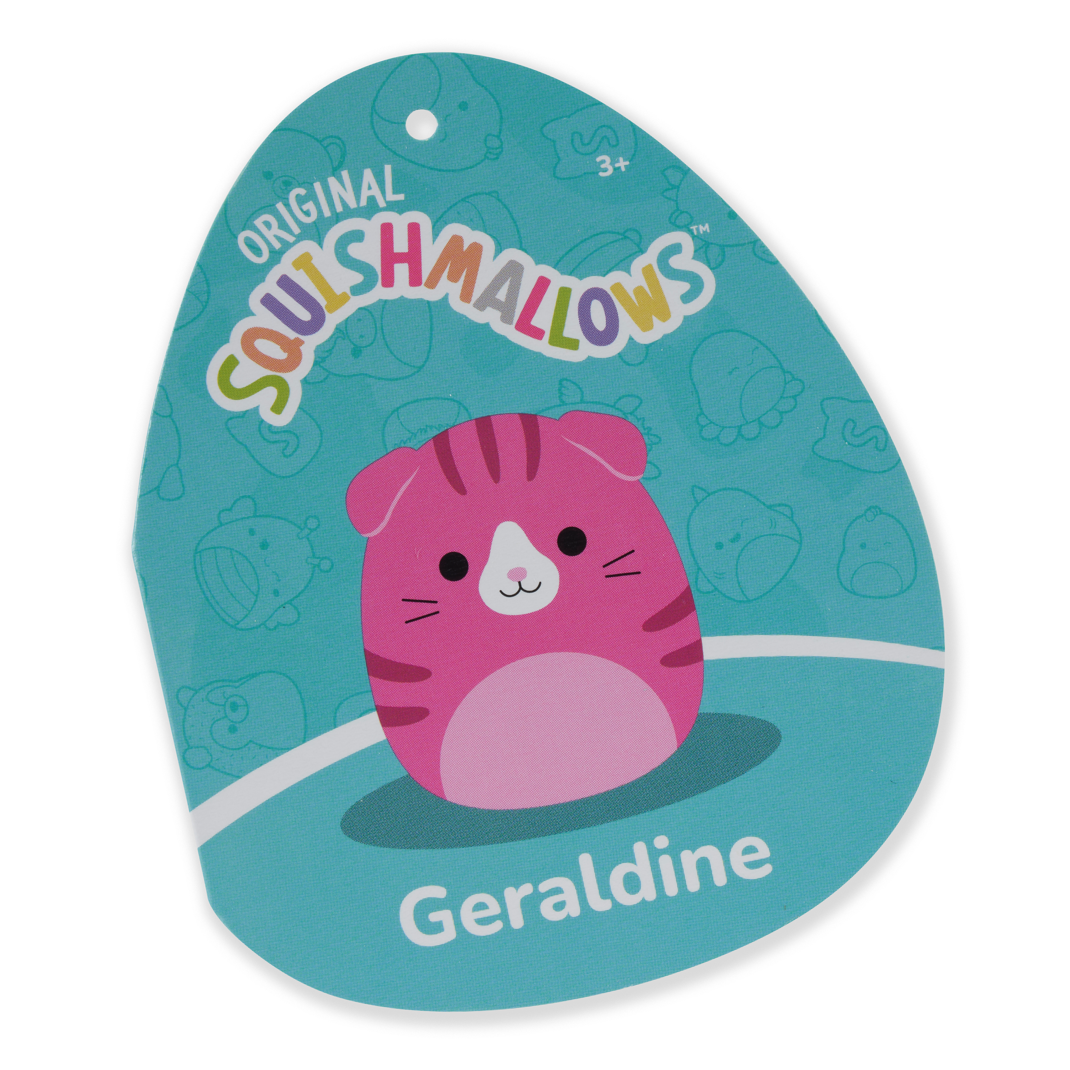 SQUISHMALLOWS CLIP-ON GERALDINE THE SCOTTISH FOLD CAT 9 CM-Squishmallow-SweMallow