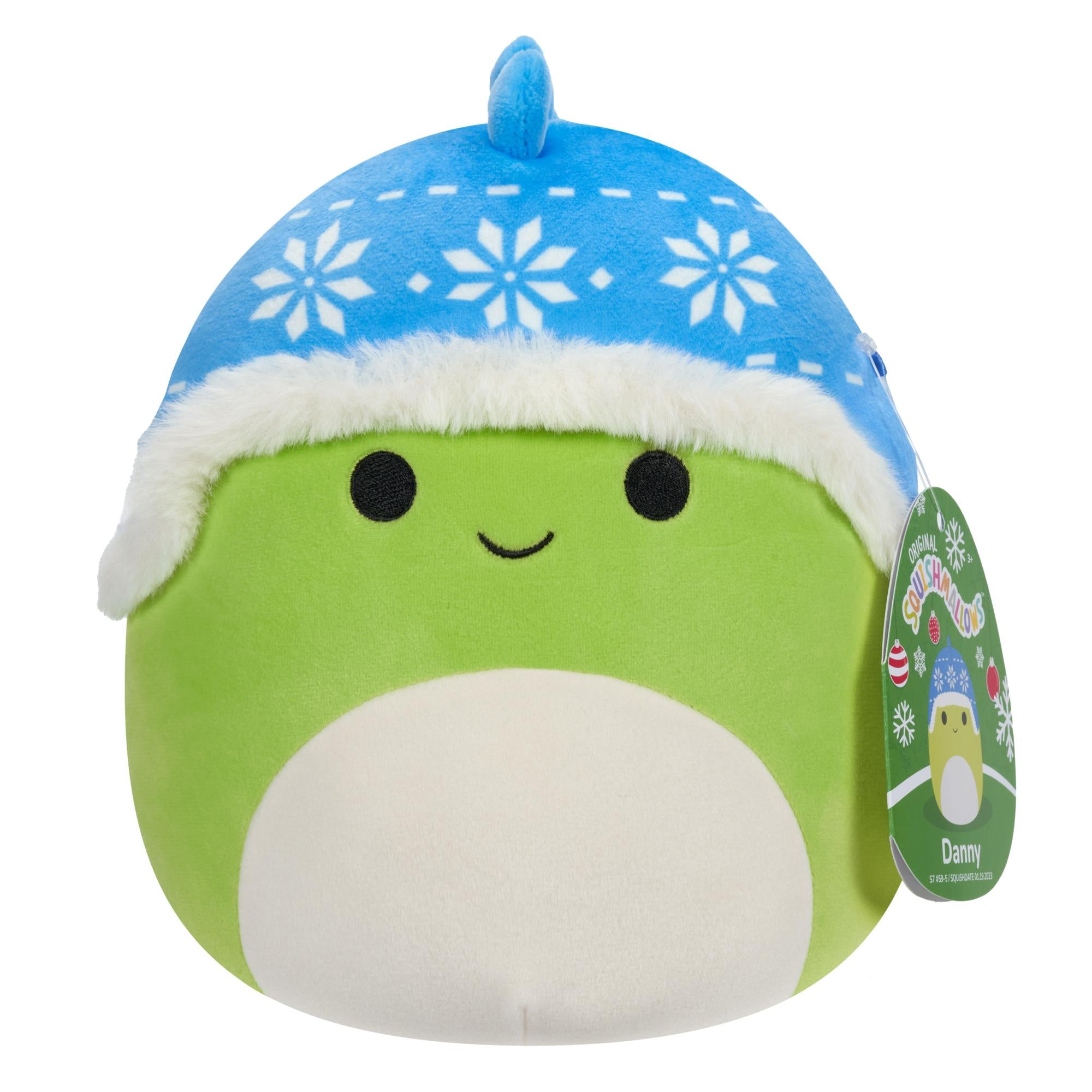 SQUISHMALLOWS 19 CM CHRISTMAS DANNY THE DINO-Squishmallow-SweMallow