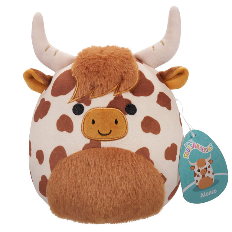 SQUISHMALLOW 19 CM ALONZO THE HIGHLAND COW