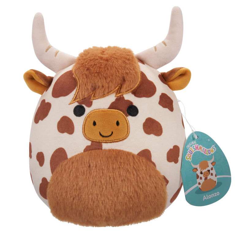 Squishmallow 19 Cm Alonzo The Highland Cow