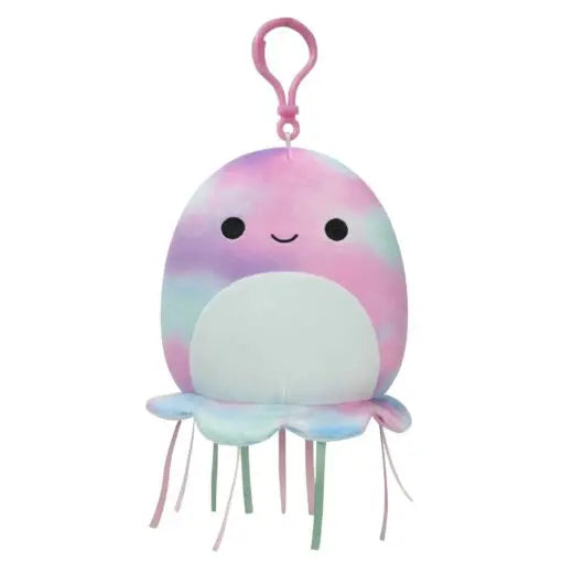 SQUISHMALLOWS CLIP-ON KRISA THE TIE DYE JELLYFISH 9 CM-Squishmallow-SweMallow