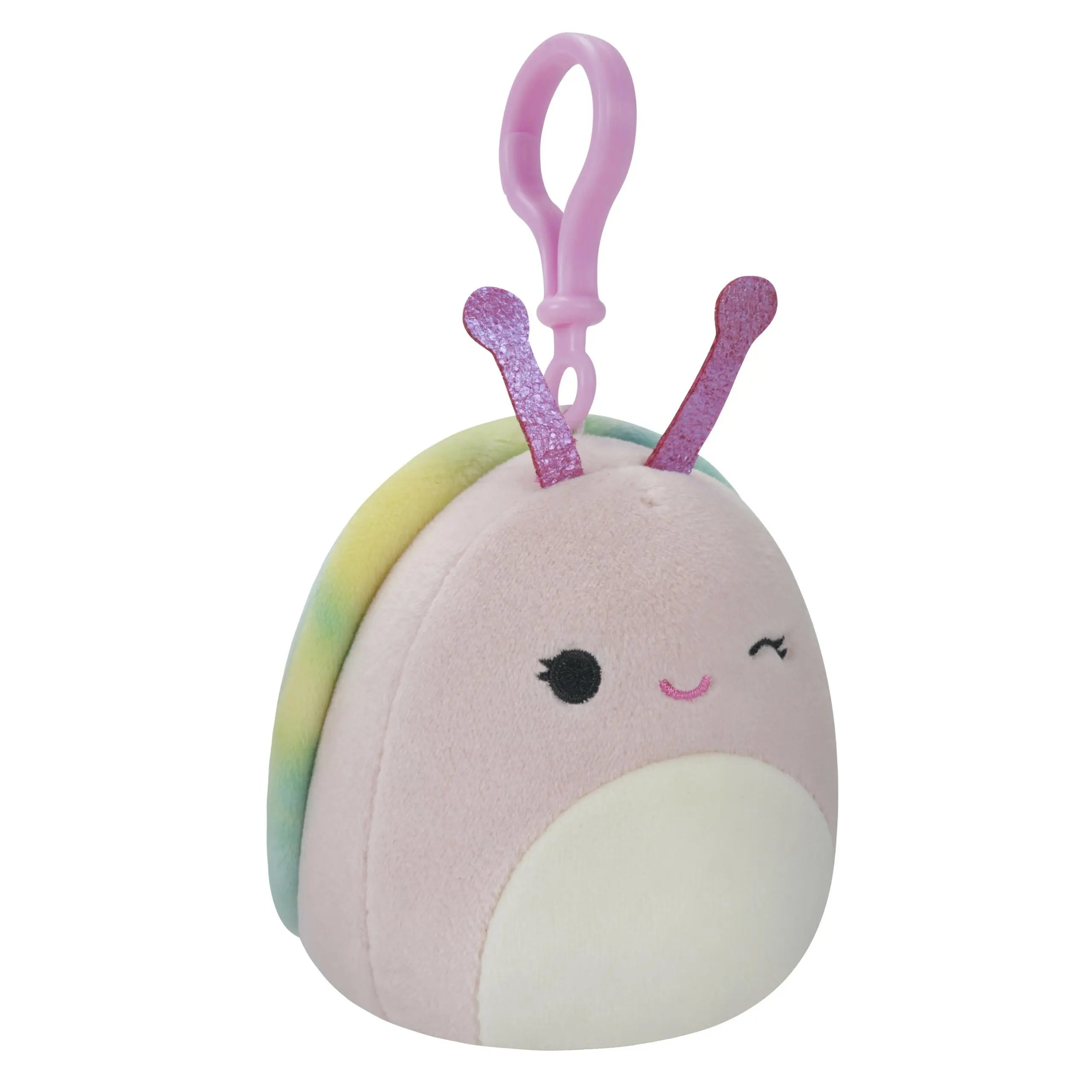 SQUISHMALLOWS CLIP-ON SILVINA THE WINKING SNAIL 9 CM-Squishmallow-SweMallow