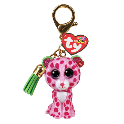 TY Mini Boos Clip-On Glamour The Leopard