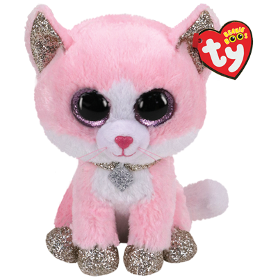 Ty Beanie Boos Fiona The Pink Cat