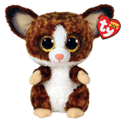 TY Beanie Boos Binky The Bush Baby Brown Medium