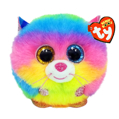 Ty Beanie Balls Gizmo The Rainbow Cat