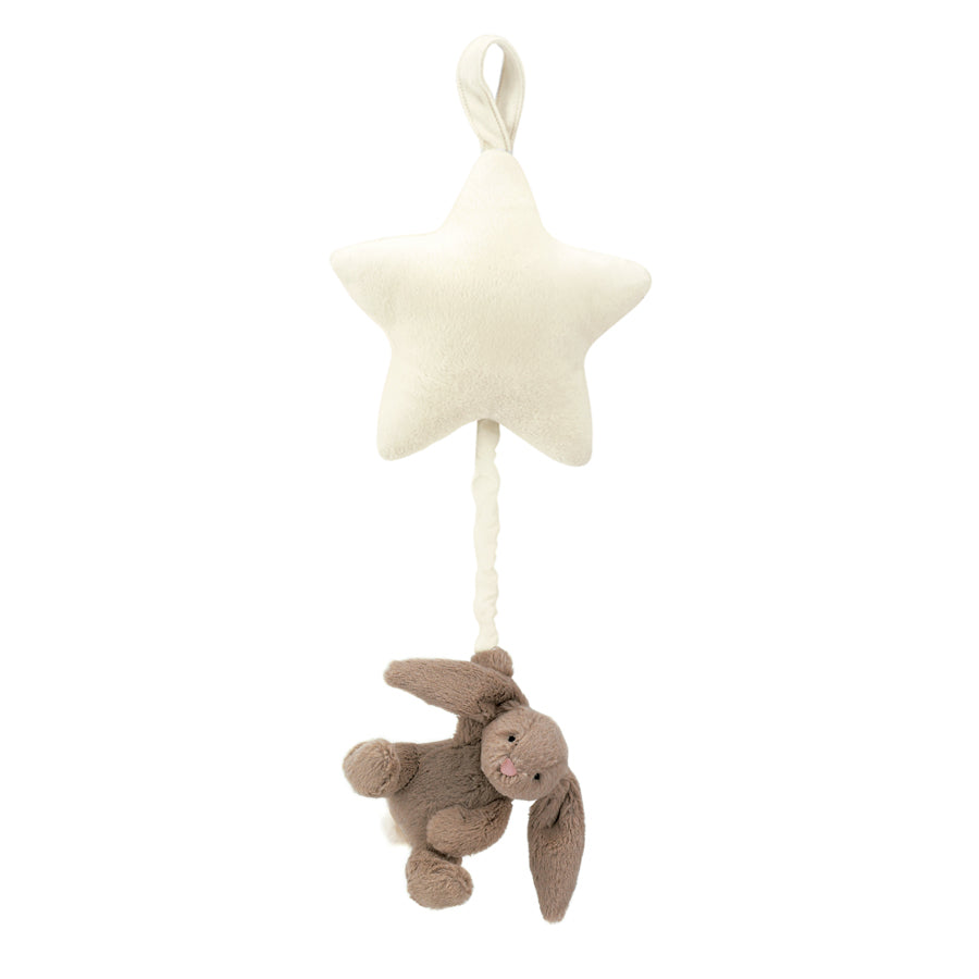 Jellycat - Bashful Beige Bunny Star Musical Pull