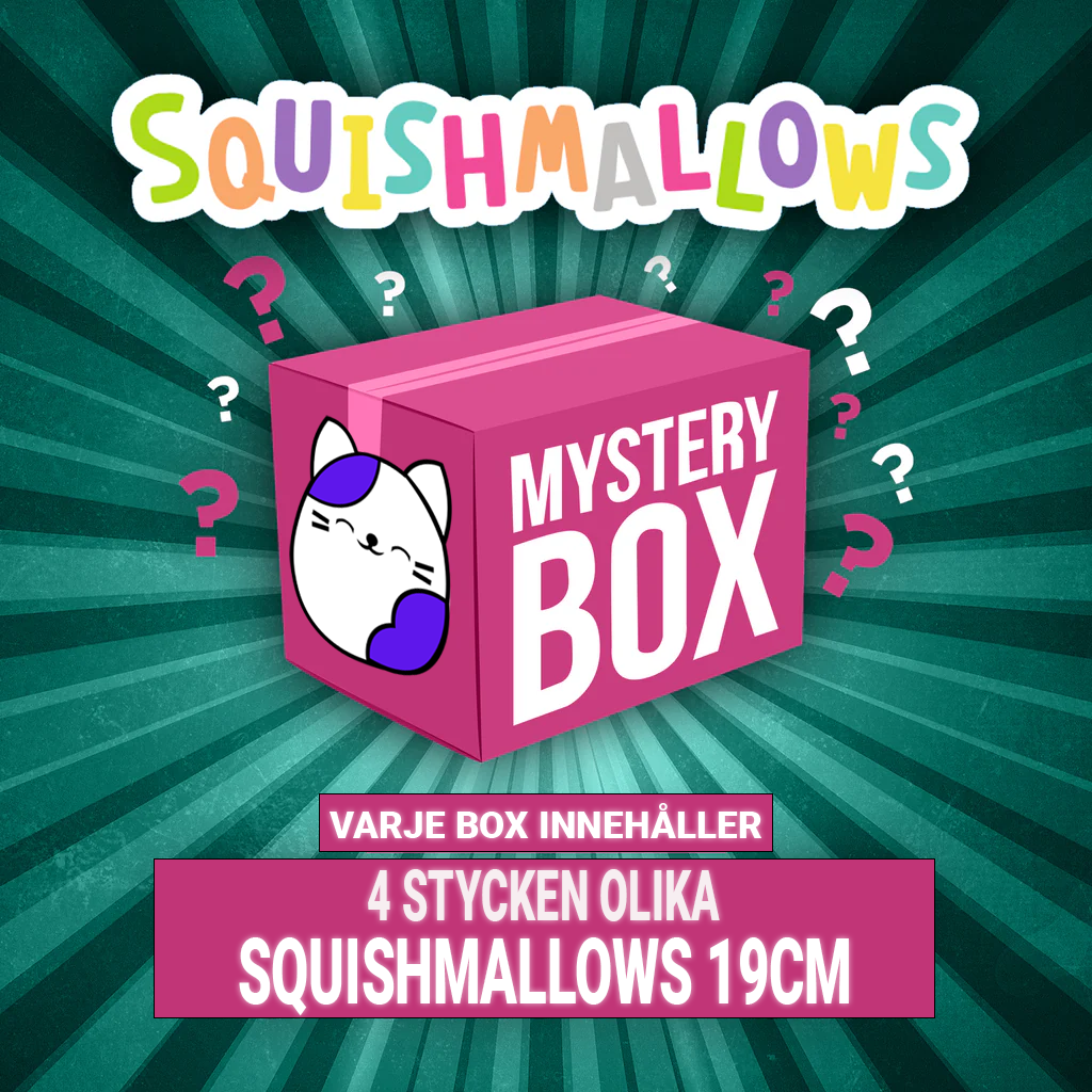 Squishmallows 19 Cm Mystery Box 4-Pack