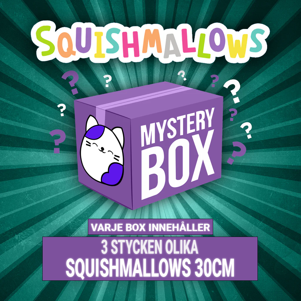 Squishmallows 30 Cm Mystery Box 3-Pack