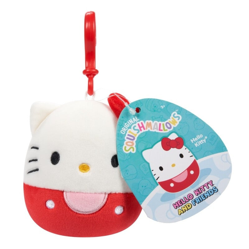 Squishmallows 9 Cm Clip On Hello Kitty and Friends