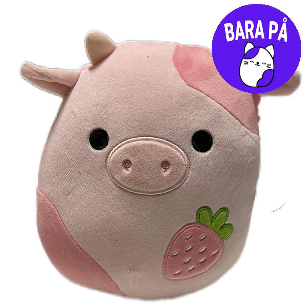 Squishmallow 19 Cm Reshma The Strawberry Cow