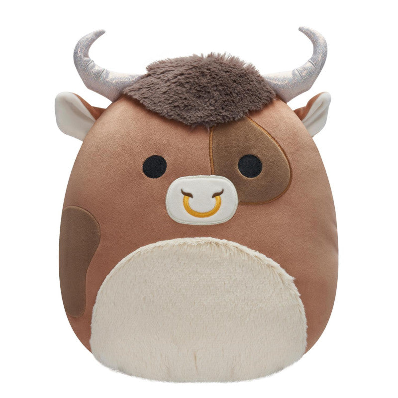 SQUISHMALLOWS 30 CM SHEP THE BROWN SPOTTED BULL-Squishmallow-SweMallow