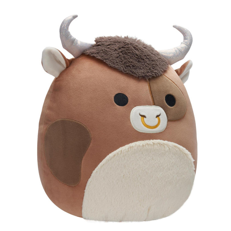 SQUISHMALLOWS 30 CM SHEP THE BROWN SPOTTED BULL-Squishmallow-SweMallow